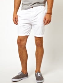 Asos Chino Shorts In Mid Length