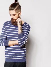 Scotch & Soda Jumper With Breton Stripe