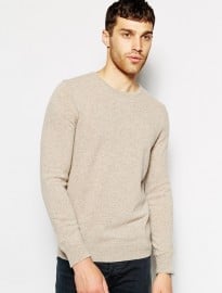 United Colors Of Benetton Merino Wool Jumper With Crew Neck