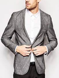 Vito Skinny 100% Linen Blazer