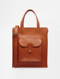 Sandqvist Christian Leather Tote Bag
