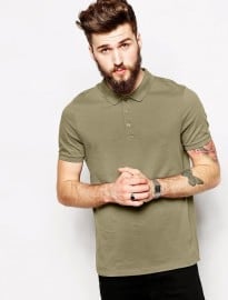 Asos Polo Shirt In Jersey