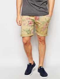 Pepe Jeans Mcqueen Hawaiian Turn Up Shorts