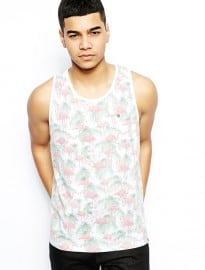 Bellfield Vest With Flamingo Print