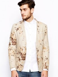 Selected Blazer With Floral Print