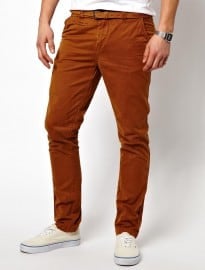 Pull&bear Chino With Belt
