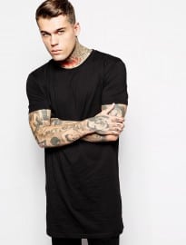 Asos Super Longline T-shirt With Relaxed Skater Fit