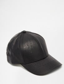 Jack & Jones Cap In Faux Leather