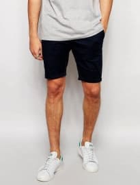 Asos Chino Shorts In Skinny Fit In Mid Length