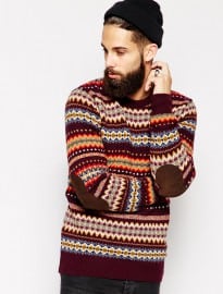 Barbour Jumper With Fairisle Pattern