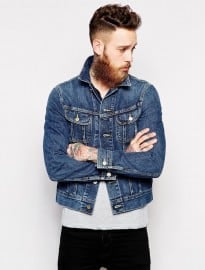 Lee Denim Jacket Rider Slim Fit Epic Blue