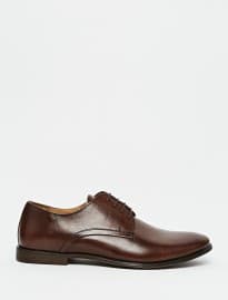Asos Derby Shoes In Leather