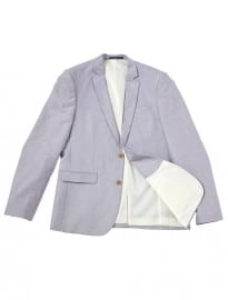 Asos Slim Fit Blazer In Oxford