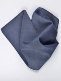 Plain Indigo Pocket Square