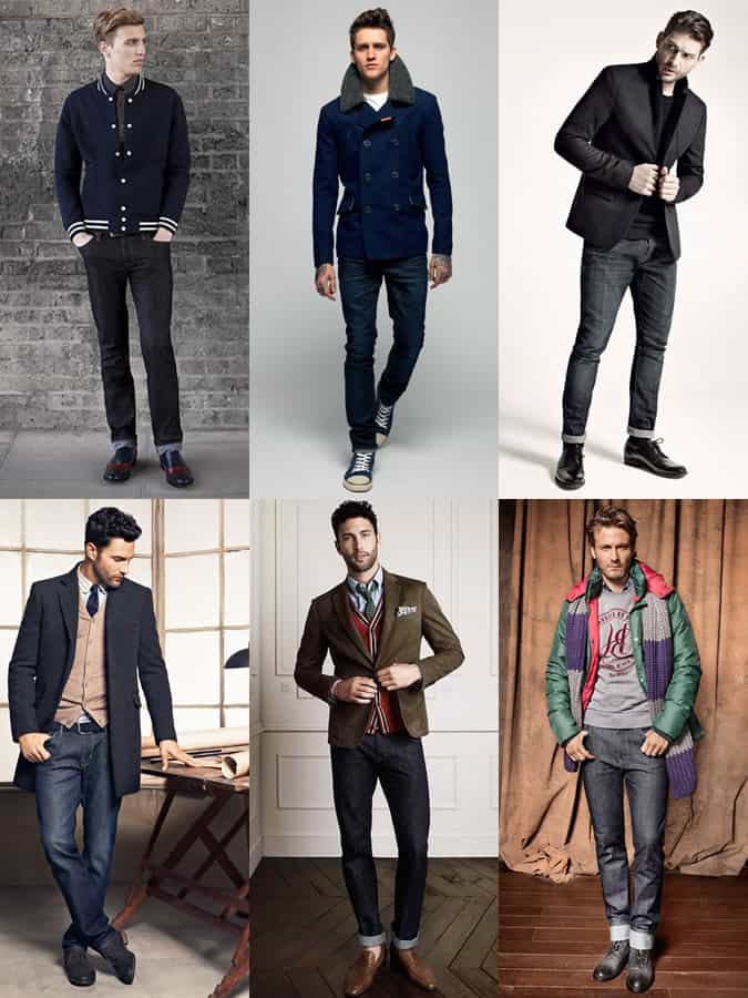 Men's Basic Jeans Lookbook