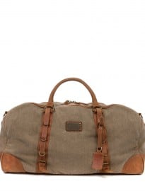 Ted Baker Antikki - Leather Canvas Holdall