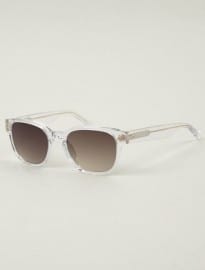 Linda Farrow Luxe Lfl234 Clear Round D-frame Sunglasses