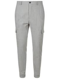New Look Light Grey Cargo Trousers