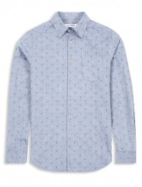 Ben Sherman Plectrum Multicoloured Jacquard Spot Shirt
