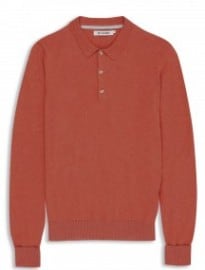 Ben Sherman Classic Knitted Long Sleeve Polo