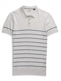 Ben Sherman Breton Stripe Knitted Polo