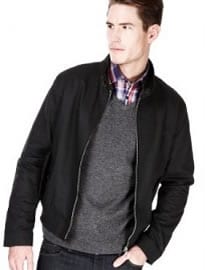 Autograph Pure Cotton Harrington Jacket