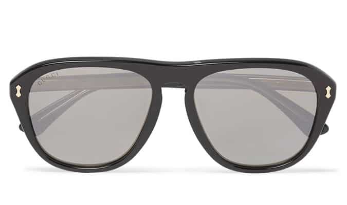 Gucci x Mr Porter Aviator-Style Sunglasses