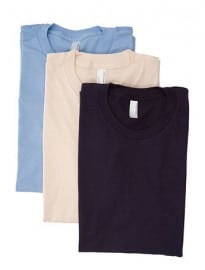 American Apparel Fine Jersey Short Sleeve T-shirt 3-pack