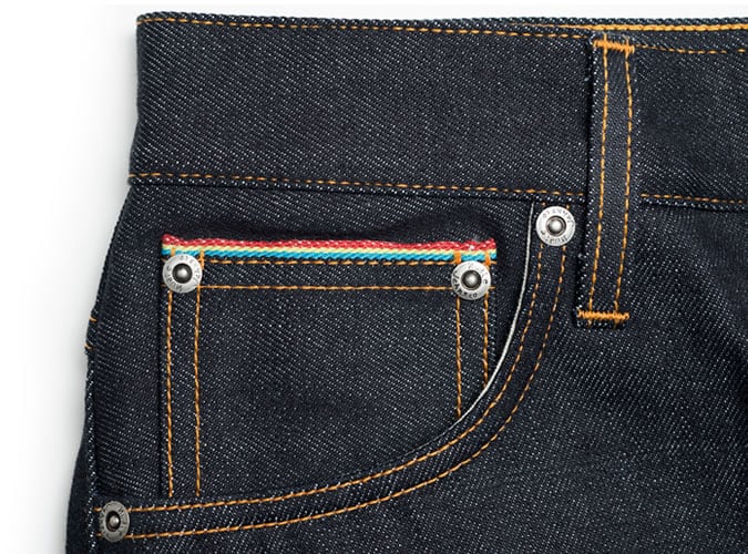 Nudie Jeans Co x Oi Polloi Grim Trim Dry Rainbow