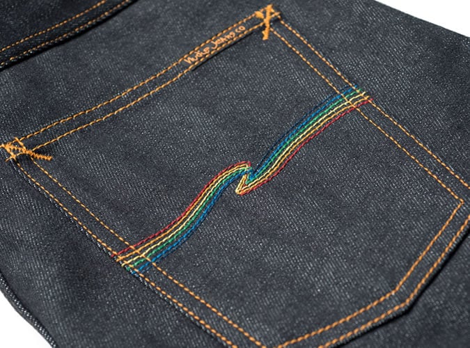 Nudie Jeans Co x Oi Polloi Grim Trim Dry Rainbow