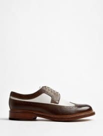 Grenson Chocolate Cream Longwing Sid Correspondant Brogues