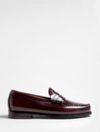 Bass Weejuns Burgundy Leather Larson Loafers