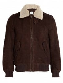 Hartford Chocolate Suede Jimmy Bomber