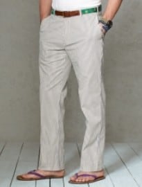Classic Fit Seersucker Pants