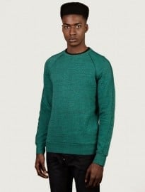 Paul Smith Mens Green Marl Cotton