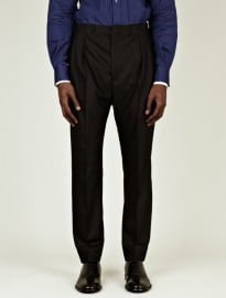 Paul Smith Mens Drop Pleat Cashmere Trousers