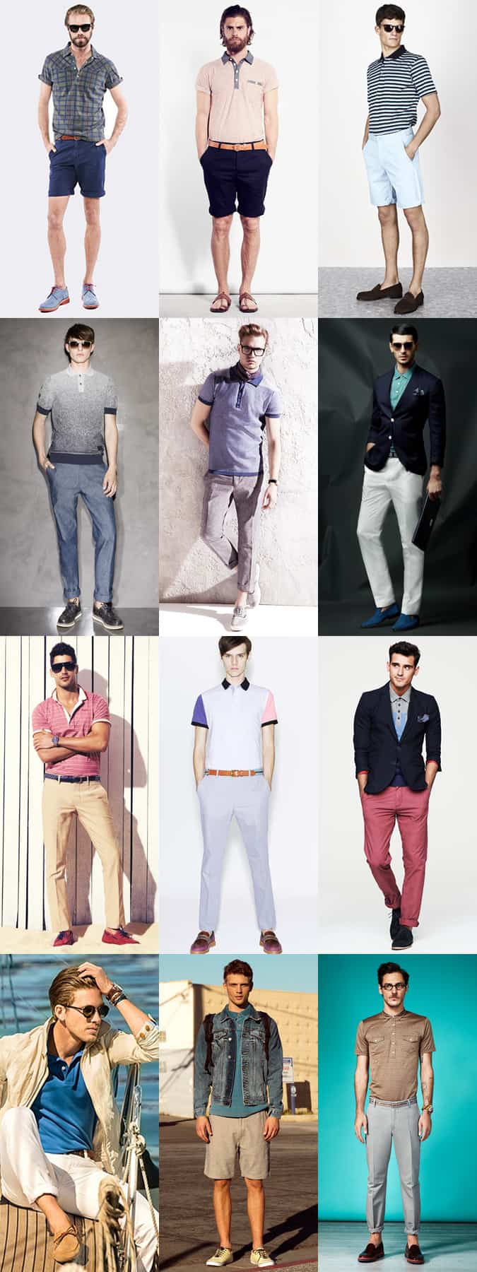 Men's Polo Shirt Lookbook