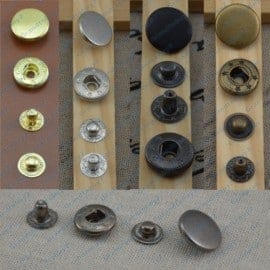 15/30 Sets Snap Fasteners/press Studs