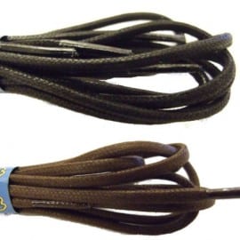 Waxed Cotton Round Shoe Boot Laces
