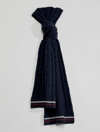 Selected Homme Cable Scarf