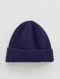 Weekday Frank Knit Beanie In Navy
