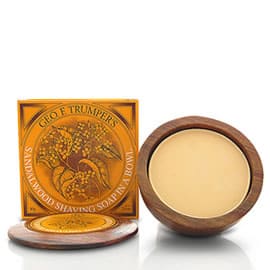 Geo F Trumper Sandalwood Shaving Soap Bowl