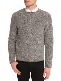Surface To Air Falcon Mixed Grey Wool Sweater