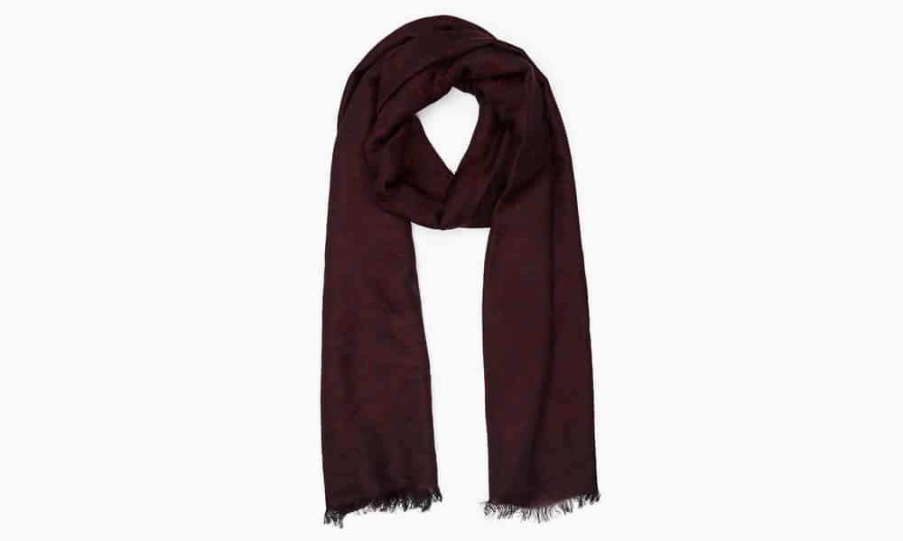 Reiss Preston Patterned Scarf