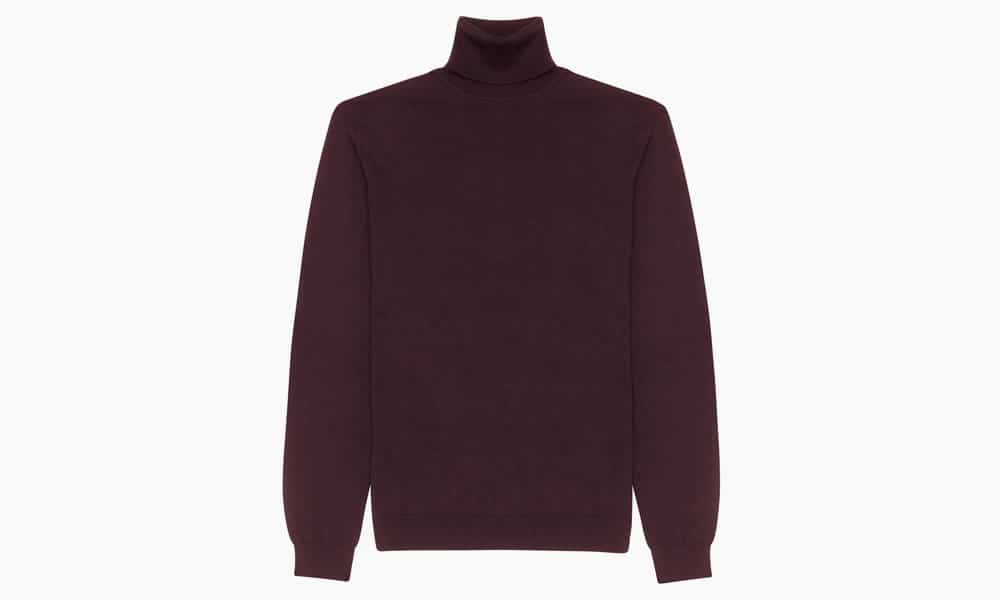 Reiss Oliver Merino Wool Roll Neck Jumper