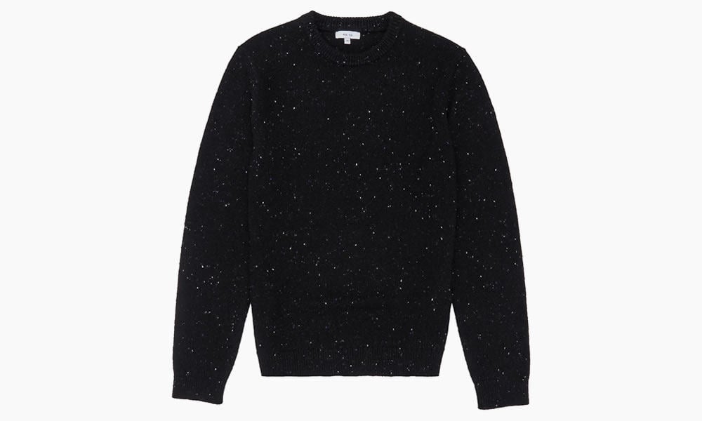 Reiss Snowy Flecked Crew Neck Jumper