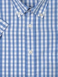 Blue Check Tailored Fit Weekend Shirt