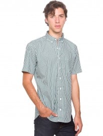 American Apparel Gingham Short Sleeve Button-up Shirt