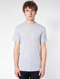 American Apparel Sheer Jersey Short Sleeve Summer T-shirt