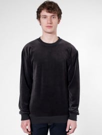 American Apparel Velour Drop Shoulder Sweater